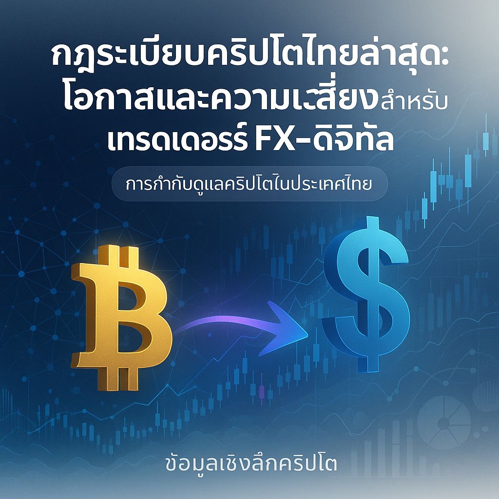 อัปเดตกฎระเบียบคริปโตไทย 2567: เส้นทางใหม่ของนักเทรด FX-ดิจิทัล