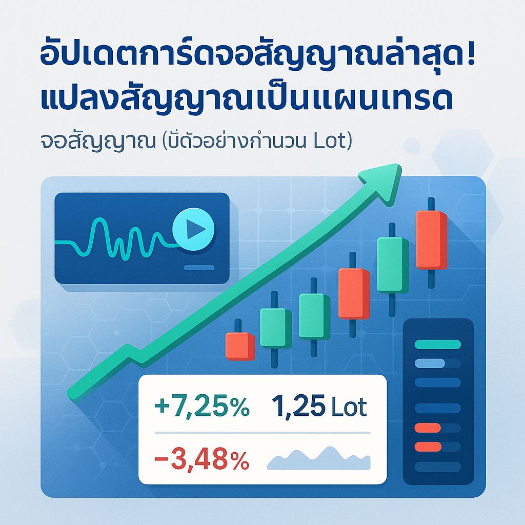 อัปเดตเทคนิค! ใช้การ์ดจอสัญญาณสร้างแผนเทรดสุดปัง
