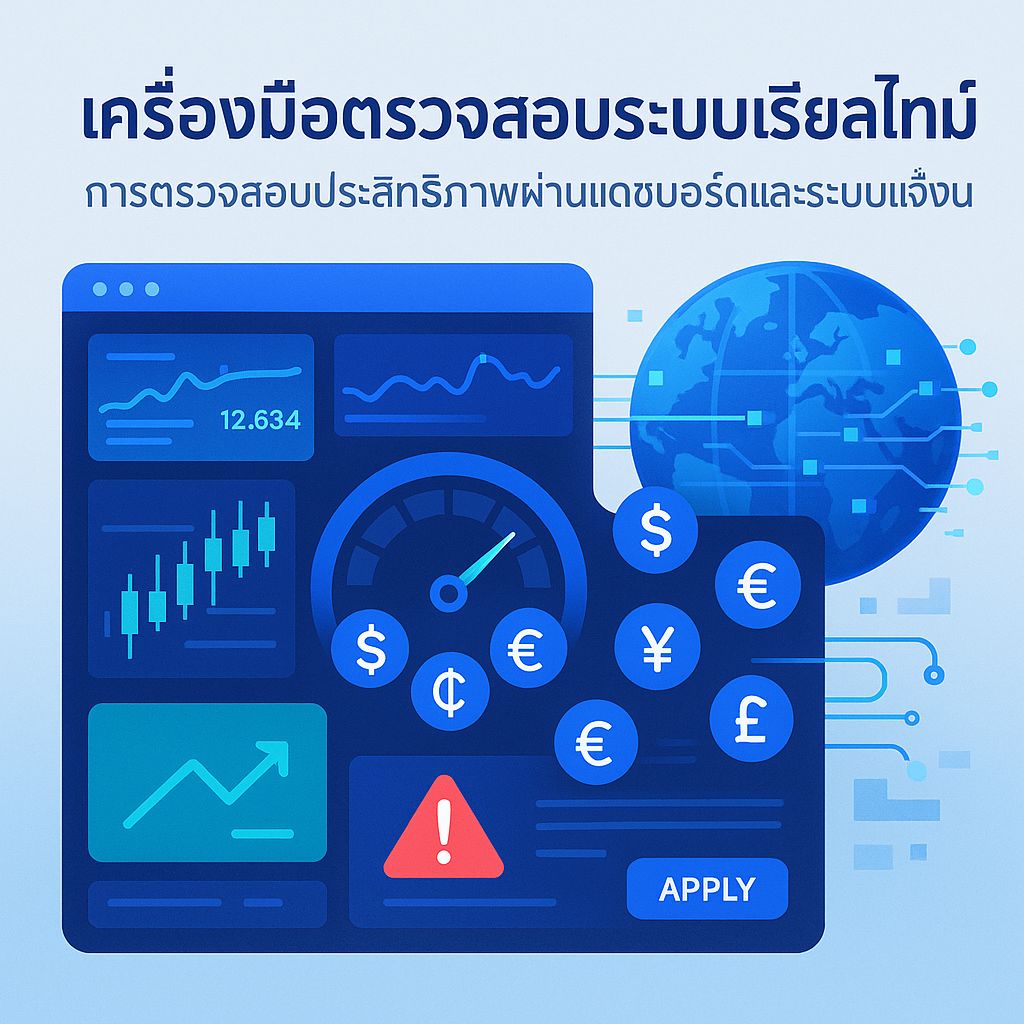 แดชบอร์ดตรวจสอบระบบเรียลไทม์   ระบบแจ้งเตือนอัจฉริยะ: คู่มือใช้งานแบบเข้าใจง่าย