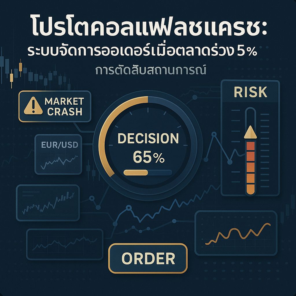 แฟลชแครช: ระบบฉุกเฉินที่นักเทรดต้องรู้เมื่อตลาดร่วงหนัก