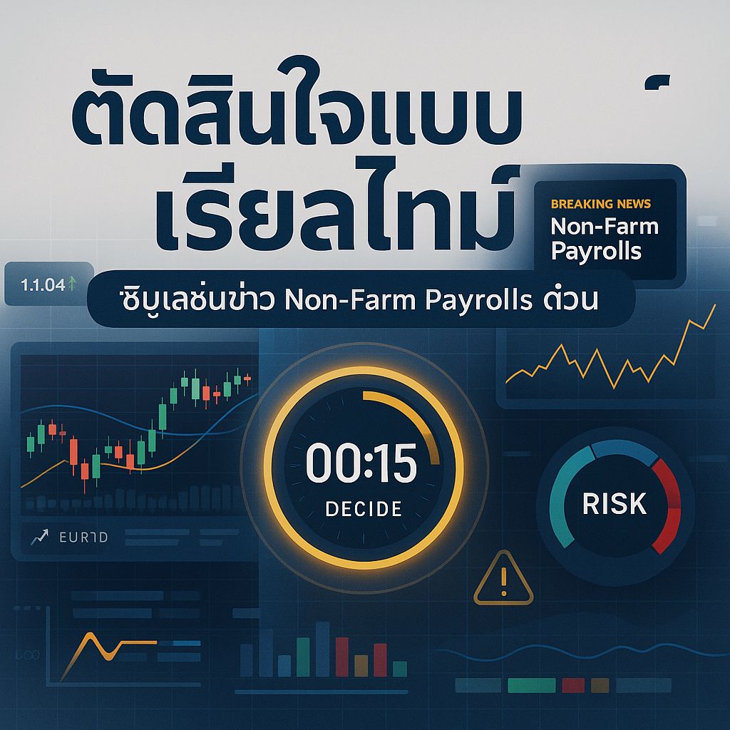 ซิมูเลชั่นข่าว Non-Farm Payrolls: ฝึกตัดสินใจแบบเรียลไทม์ก่อนลงสนามจริง