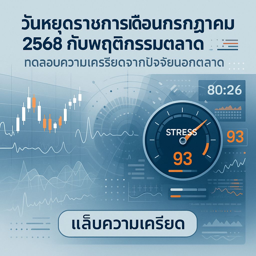เมื่อวันหยุดราชการเดือนกรกฎาคม 2568 ส่งผลสะเทือนถึงตลาด: วิเคราะห์ปัจจัยนอกระบบ
