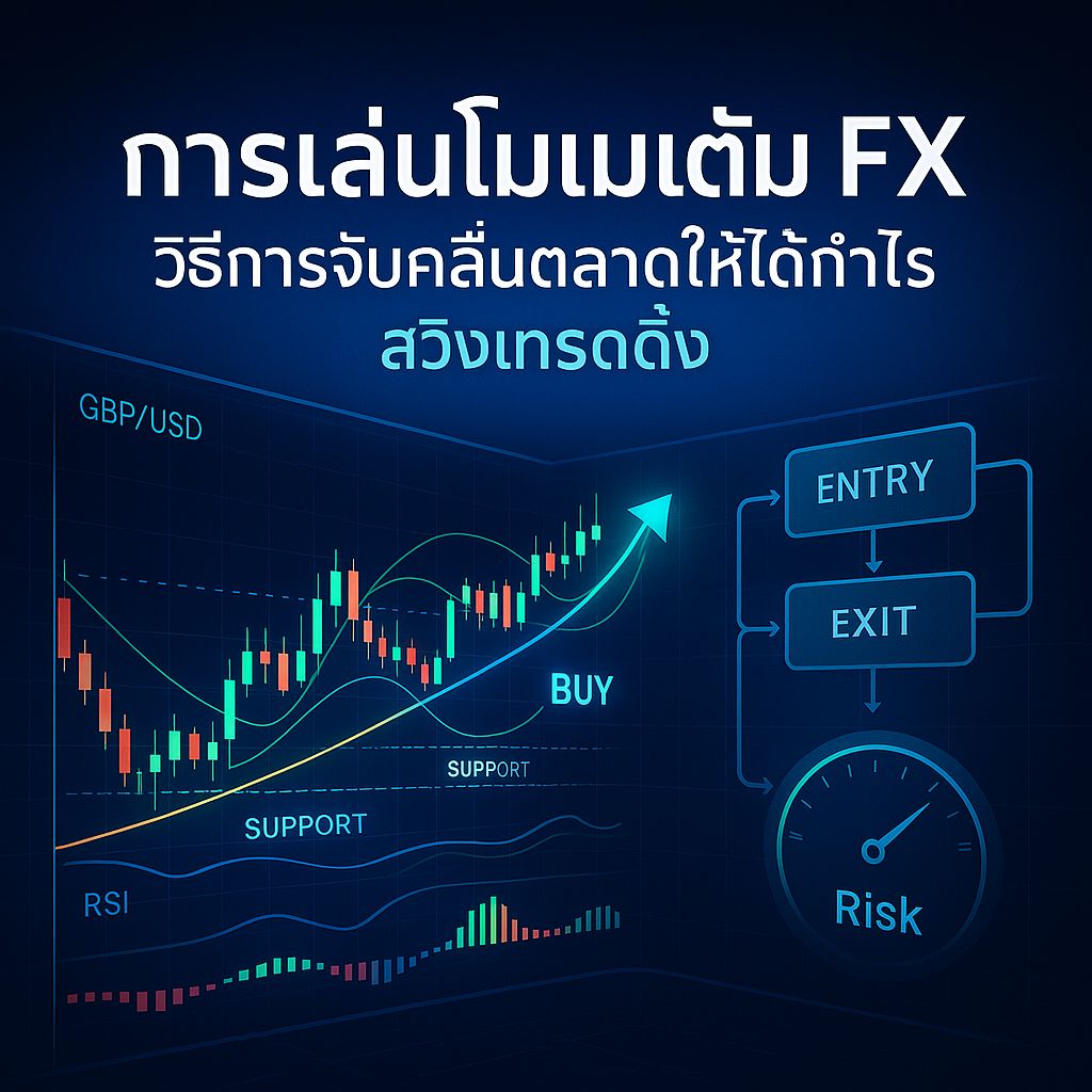 เทคนิคการเล่นโมเมนตัม FX ฉบับเข้าใจง่าย จับคลื่นตลาดแบบไม่พลาดทุกโอกาส