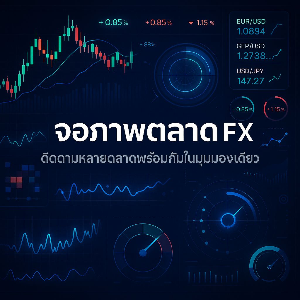 จอภาพตลาด FX: เครื่องมือวิเศษสำหรับเทรดเดอร์มือโปร