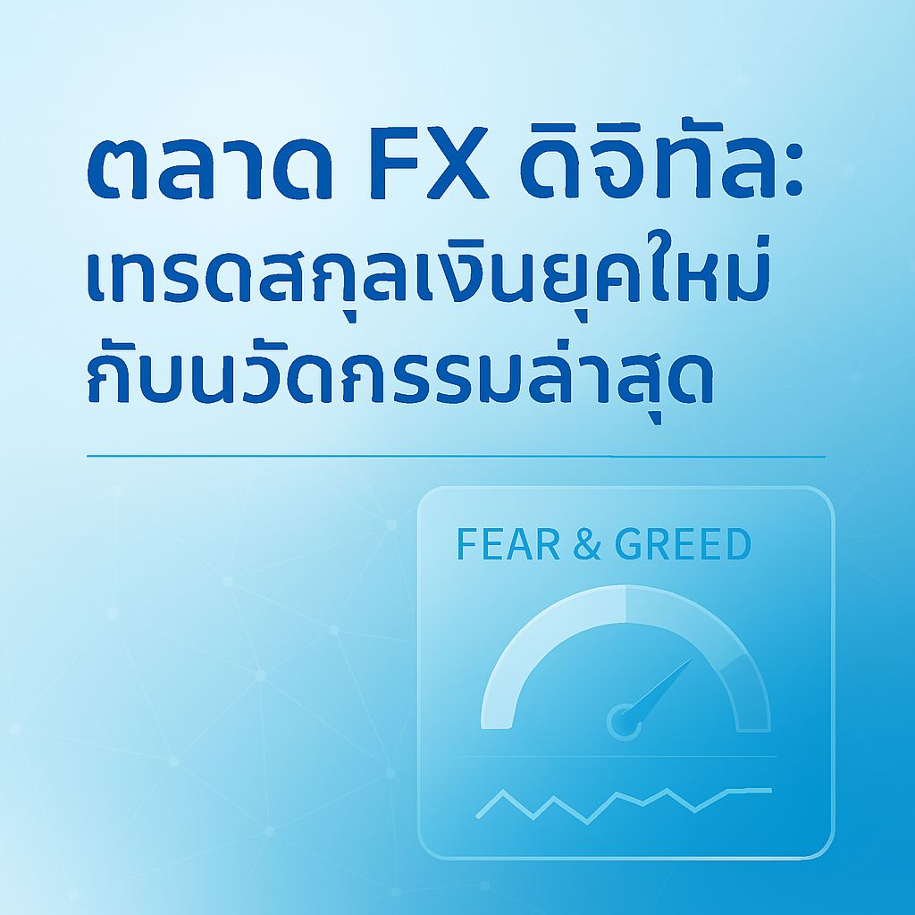 FX ดิจิทัล: การเทรดสกุลเงินในยุคที่เทคโนโลยีเปลี่ยนทุกอย่าง