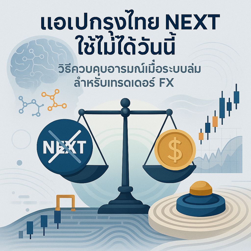 เมื่อแอป Krungthai NEXT ล่ม: 5 บทเรียนจิตวิทยาสำหรับเทรดเดอร์ FX ที่ต้องรู้