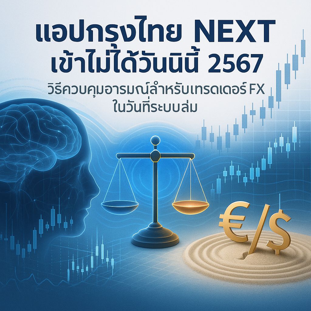 เมื่อแอป Krungthai NEXT ล่มกลางเทรด: 5 บทเรียนจิตวิทยาสำหรับนักลงทุน FX