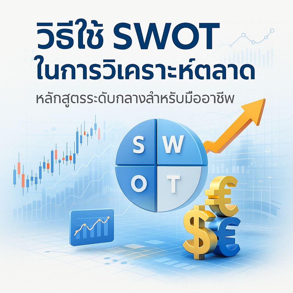 เทคนิคการใช้ SWOT วิเคราะห์ตลาดแบบมืออาชีพ