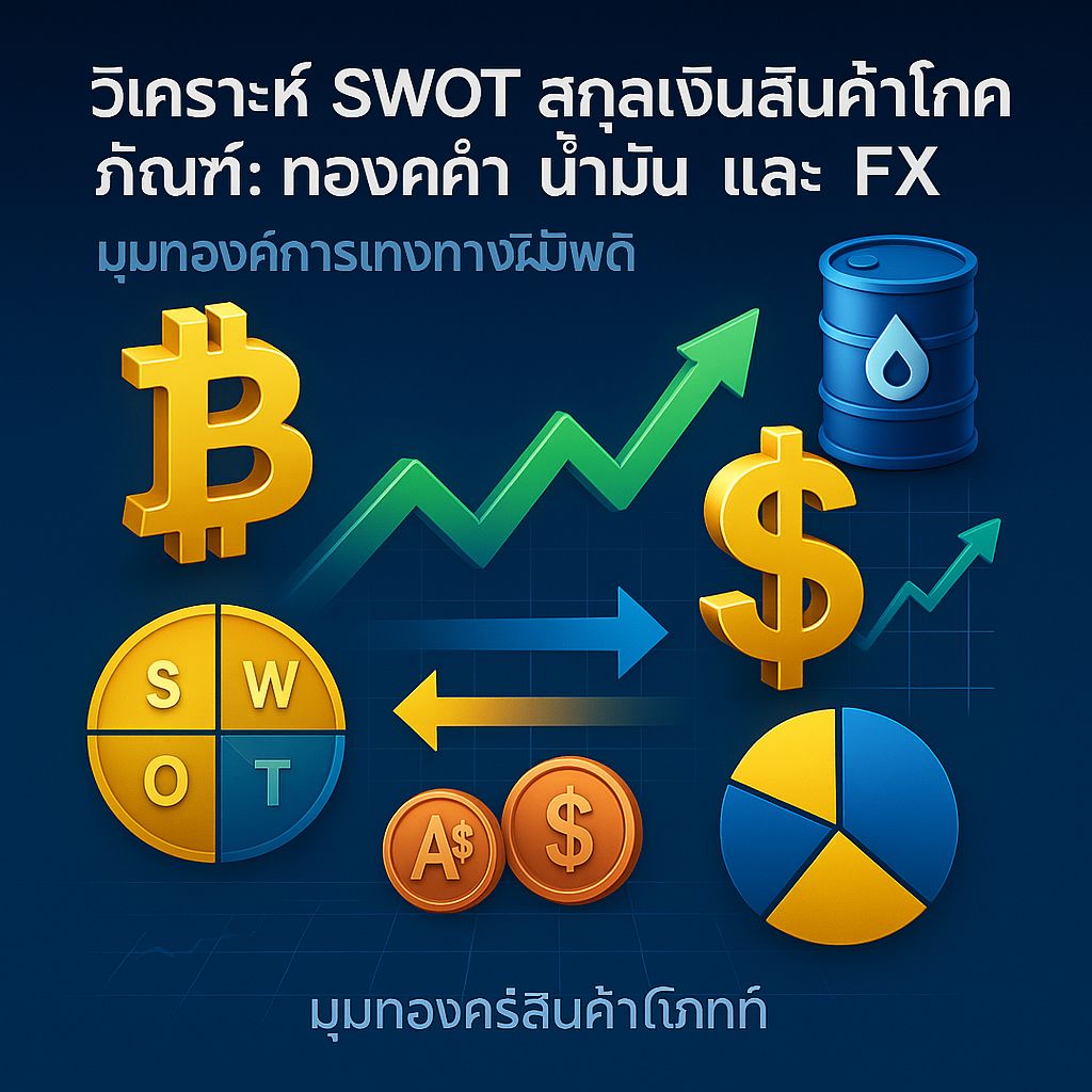 เจาะลึก SWOT สกุลเงินยอดนิยม: ทองคำ vs น้ำมัน vs ตลาด Forex