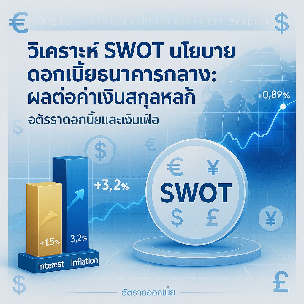 เจาะลึก SWOT นโยบายดอกเบี้ยธนาคารกลาง: ตัวแปรสำคัญที่เขย่าค่าเงิน
