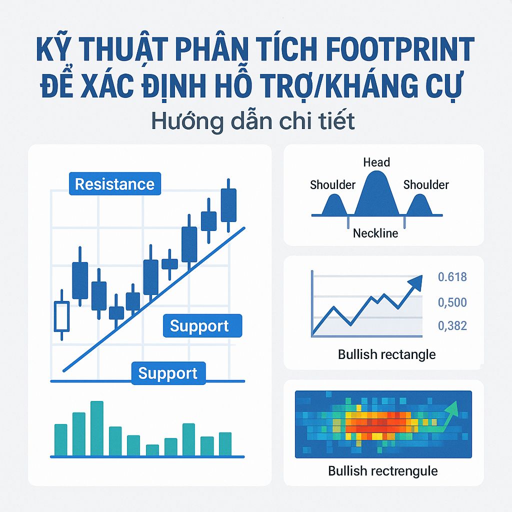 Bí kíp đọc vị thị trường: Phân tích Footprint xác định hỗ trợ/kháng cự chuẩn xác