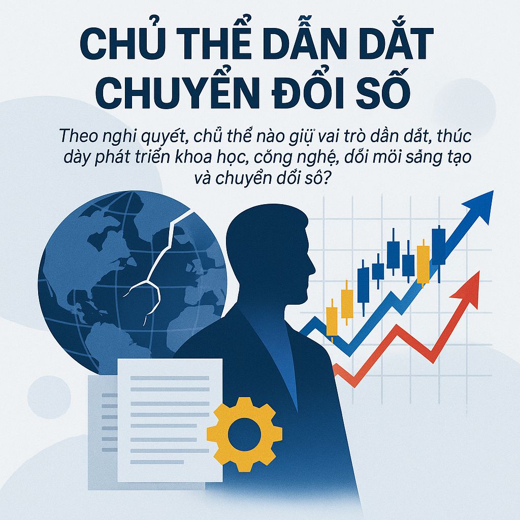Ai là người dẫn dắt chuyển đổi số? Từ nghị quyết đến tác động thực tiễn