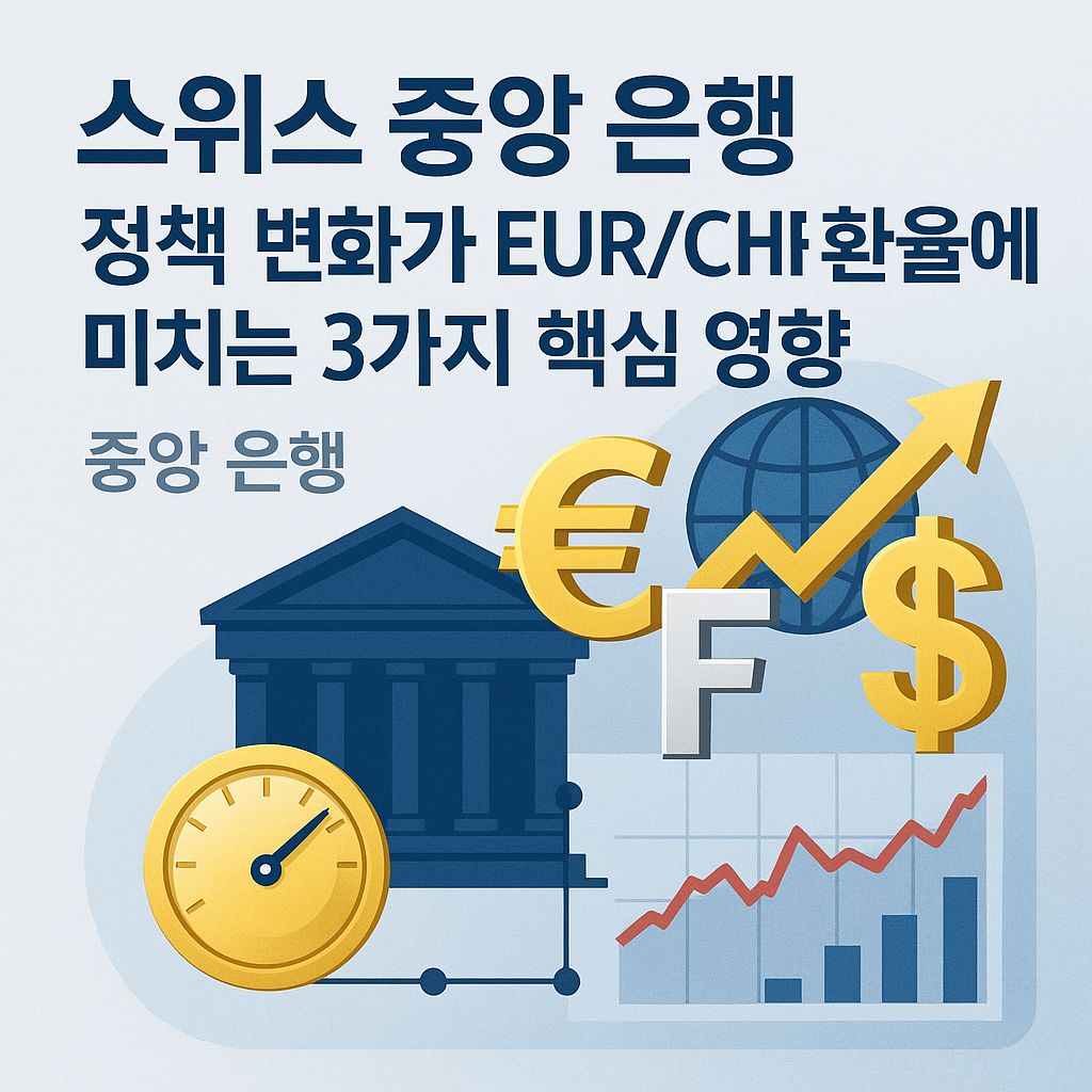 스위스 중앙은행이 움직일 때 EUR/CHF 환율은 어떻게 변할까?