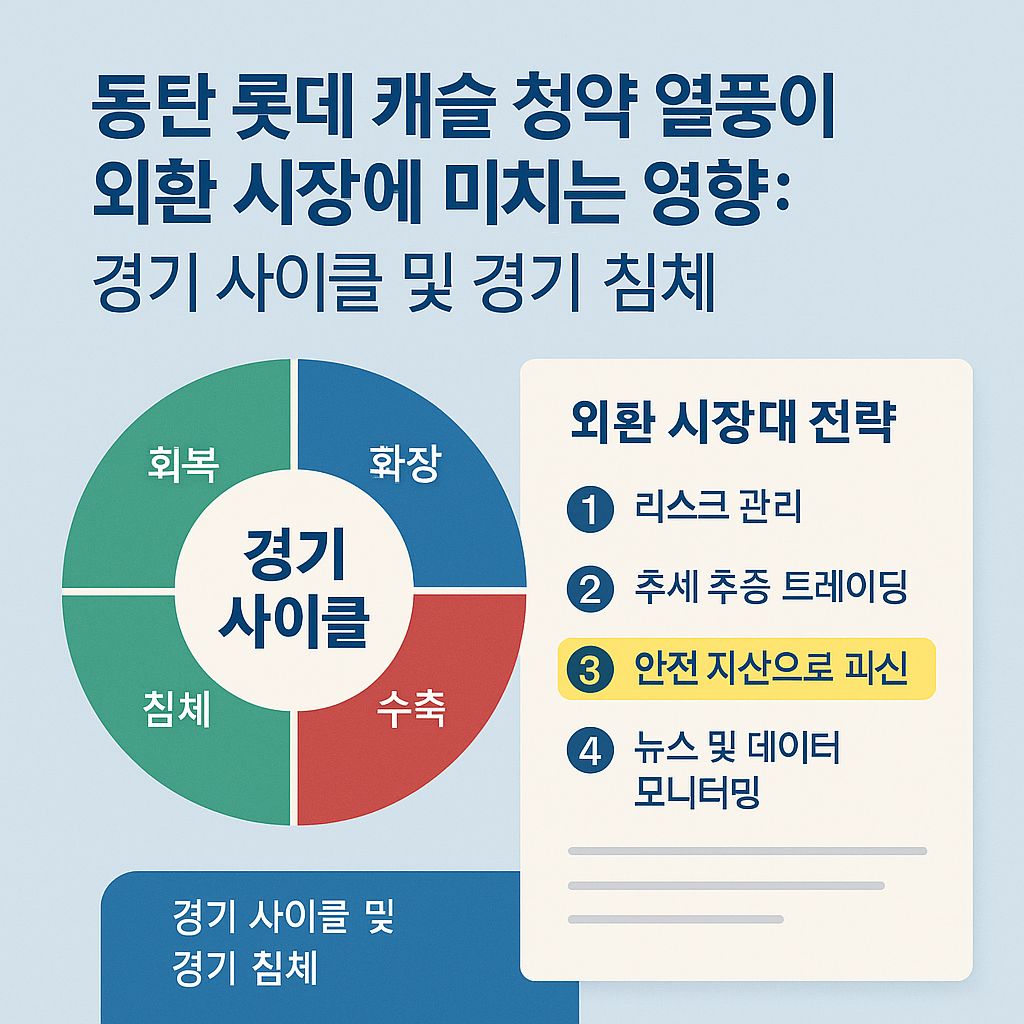 동탄 롯데 캐슬 청약 열풍이 외환 시장을 뒤흔든다? 부동산과 통화 가치의 숨은 연결고리