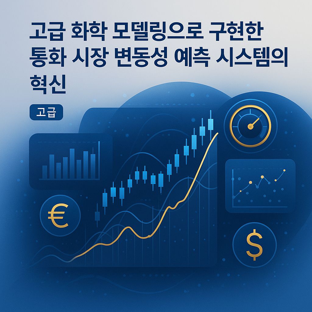 화학자의 눈으로 본 통화 시장: 분자 수준의 변동성 예측법