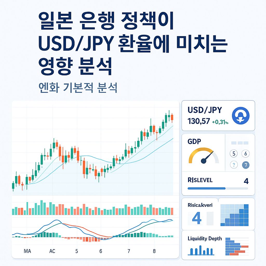 일본 중앙은행의 움직임이 달러-엔 환율에 미치는 5가지 핵심 영향