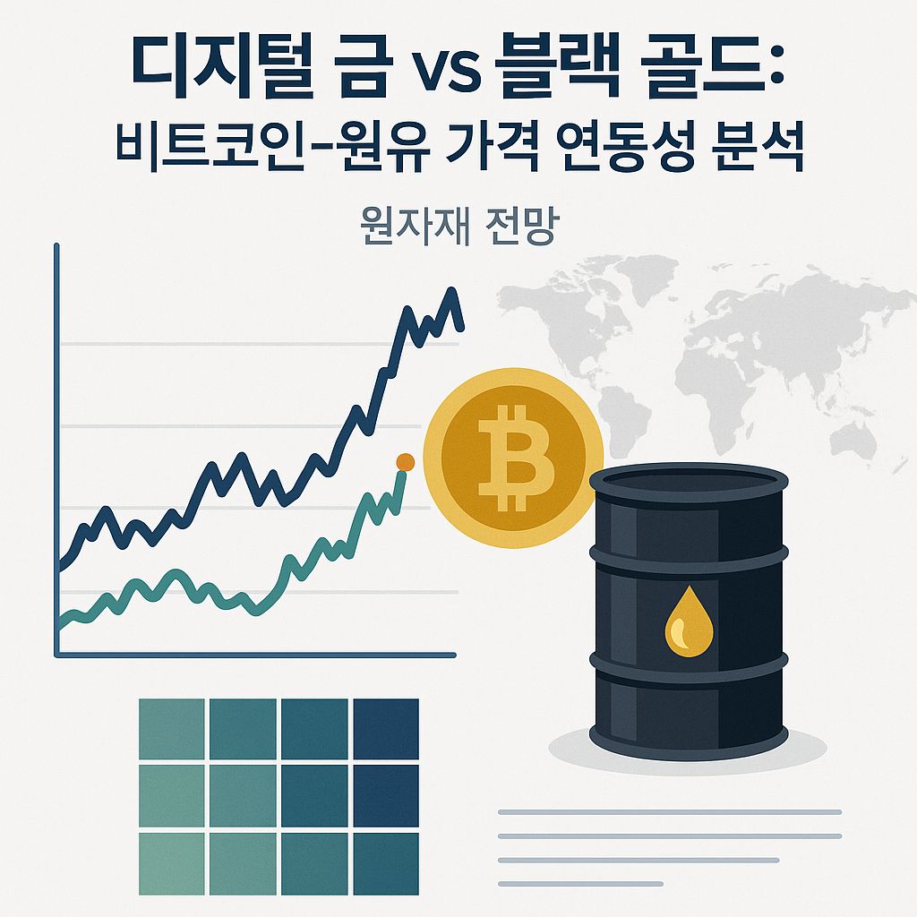 디지털 금과 블랙 골드의 대결: 암호화폐와 원유의 숨은 연결고리
