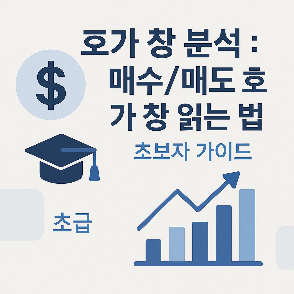 주식 초보도 이해하는 매수/매도 호가 창 읽는 법