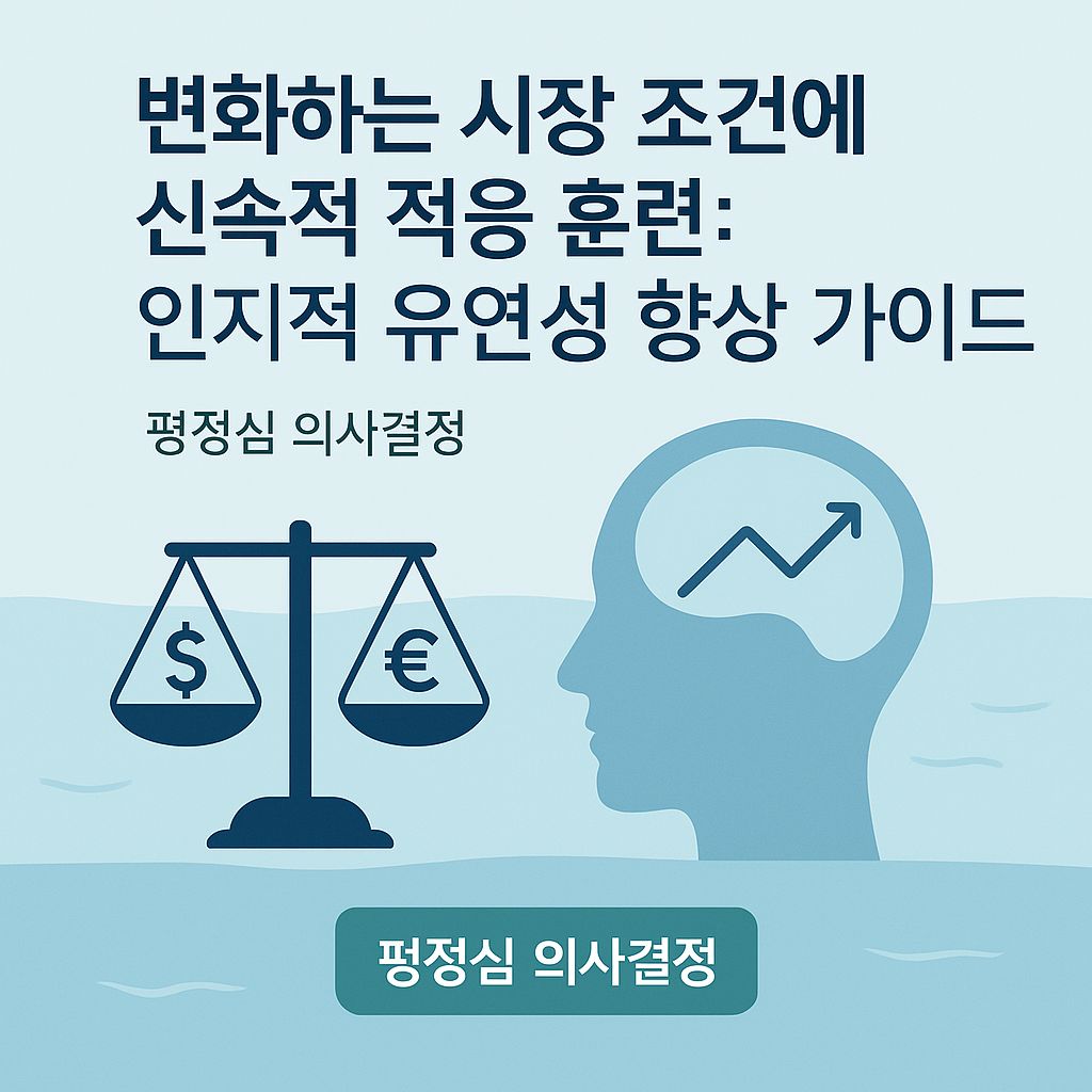 시장의 파도를 타는 법: 인지적 유연성으로 무장하라