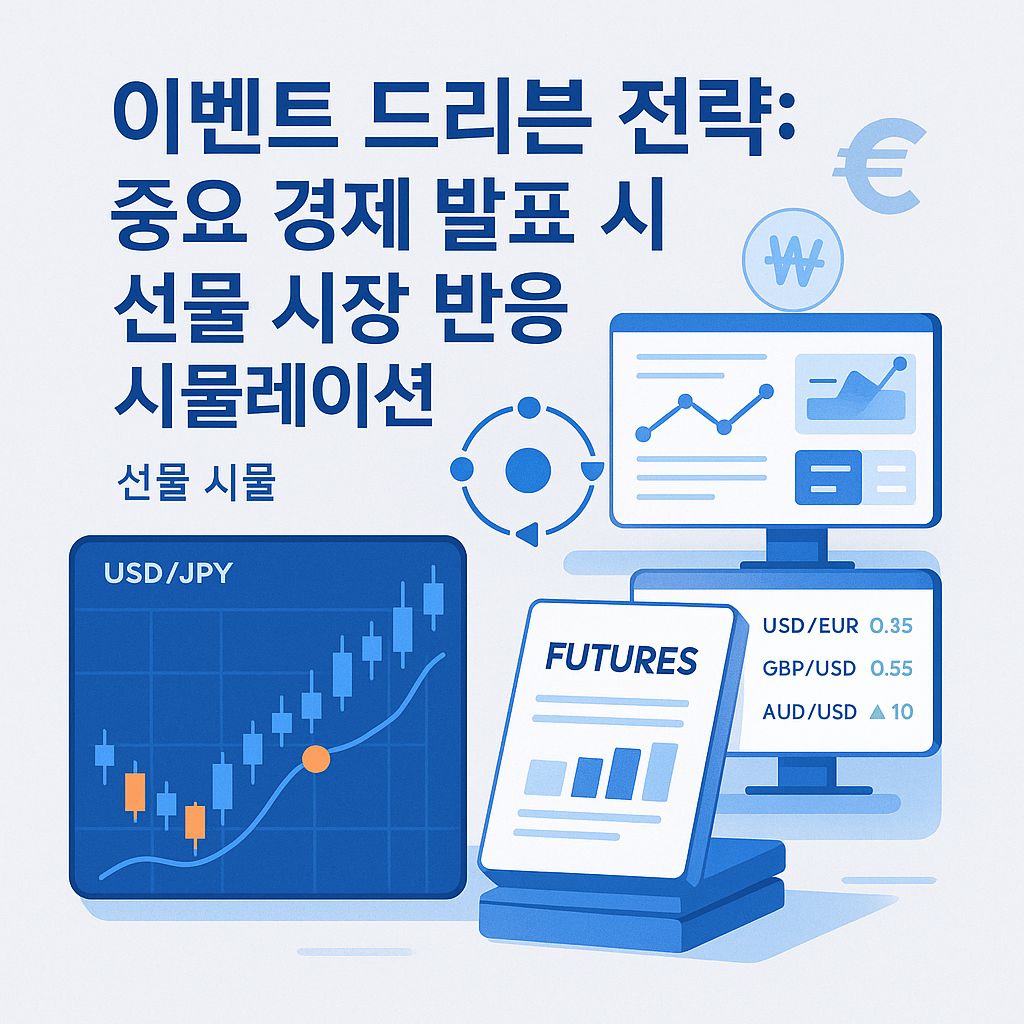 경제 지표가 터질 때, 선물 시장은 어떻게 움직일까?