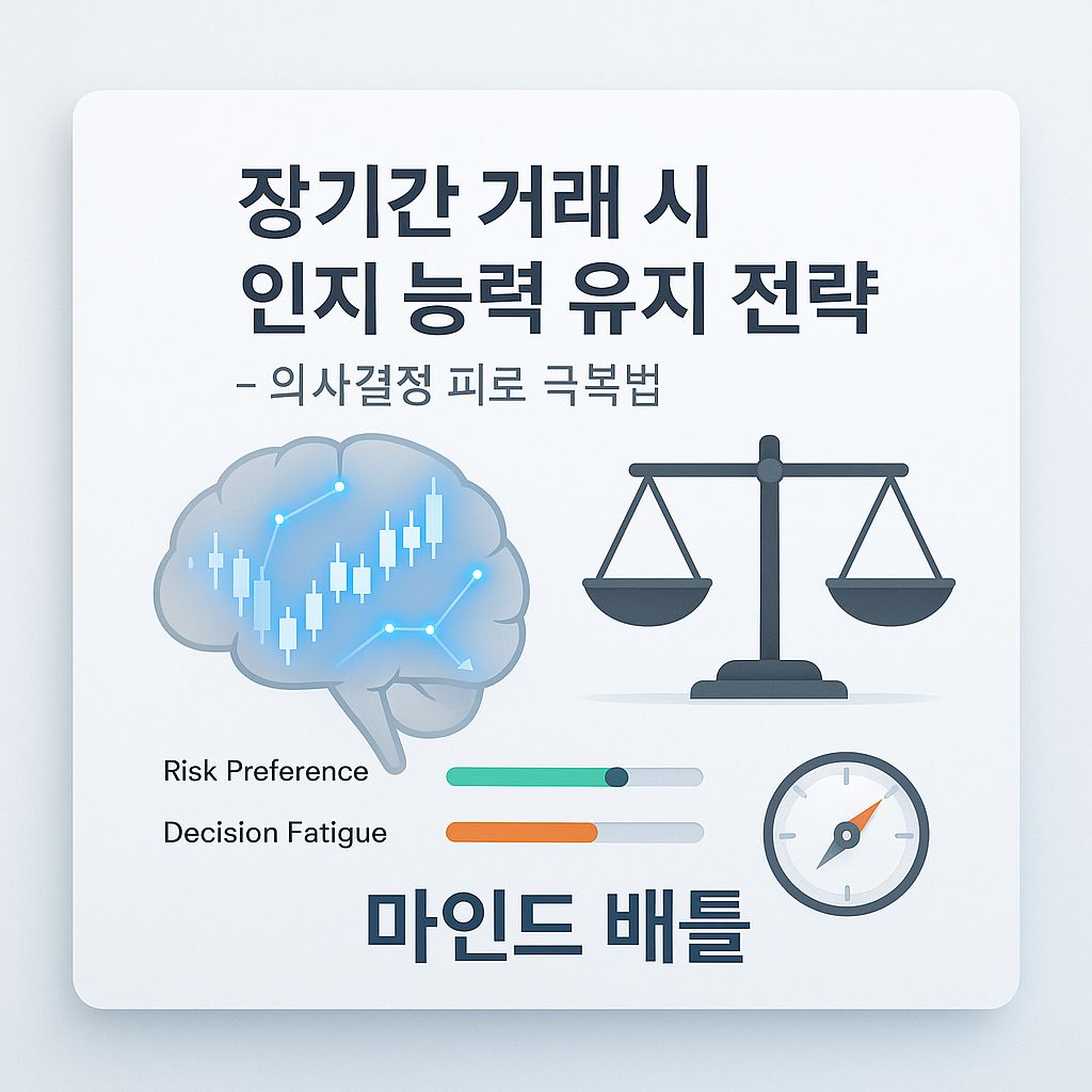 장기간 거래할 때 머리가 멍해지지 않는 현명한 전략