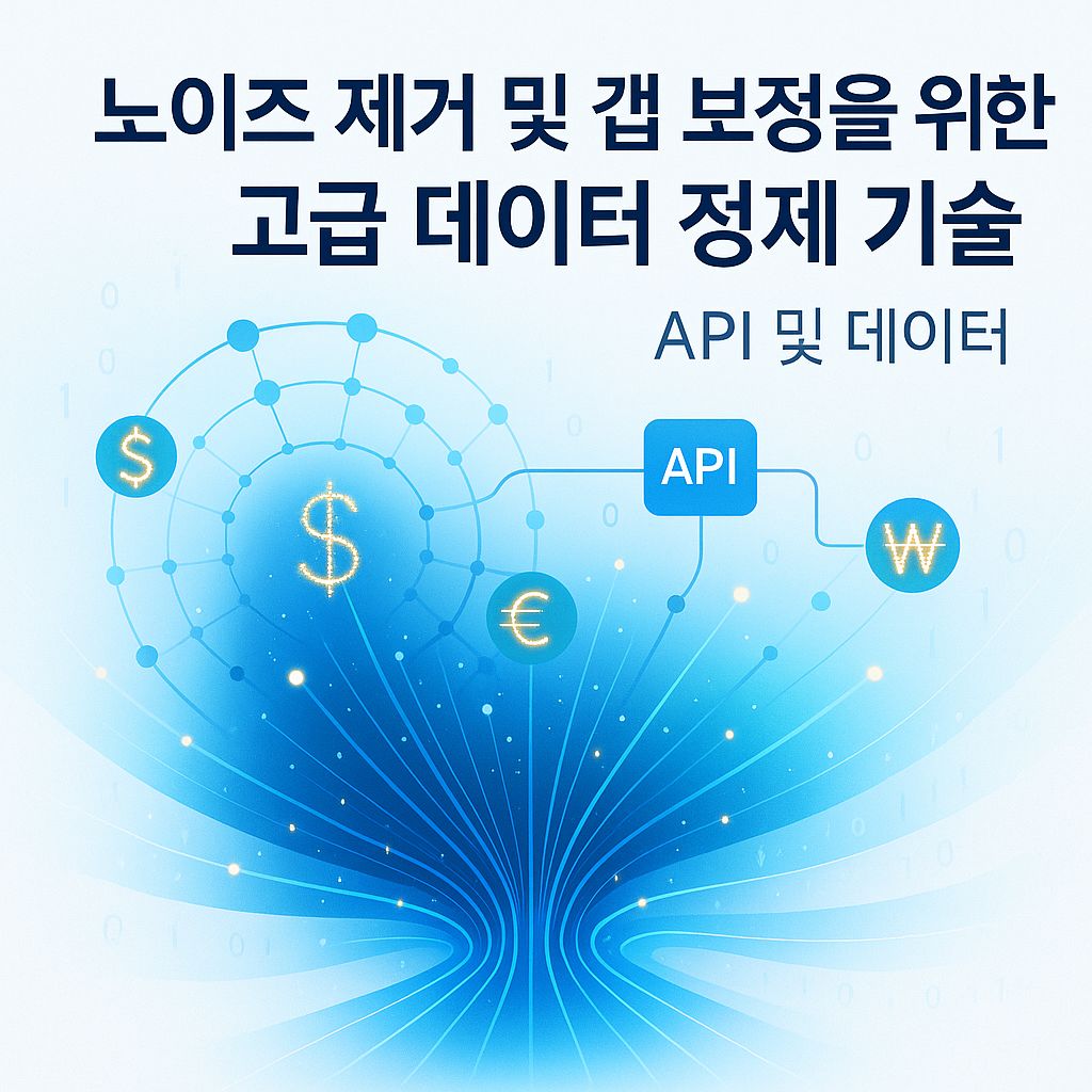 깨끗한 데이터를 위한 과학: 노이즈 제거부터 갭 보정까지