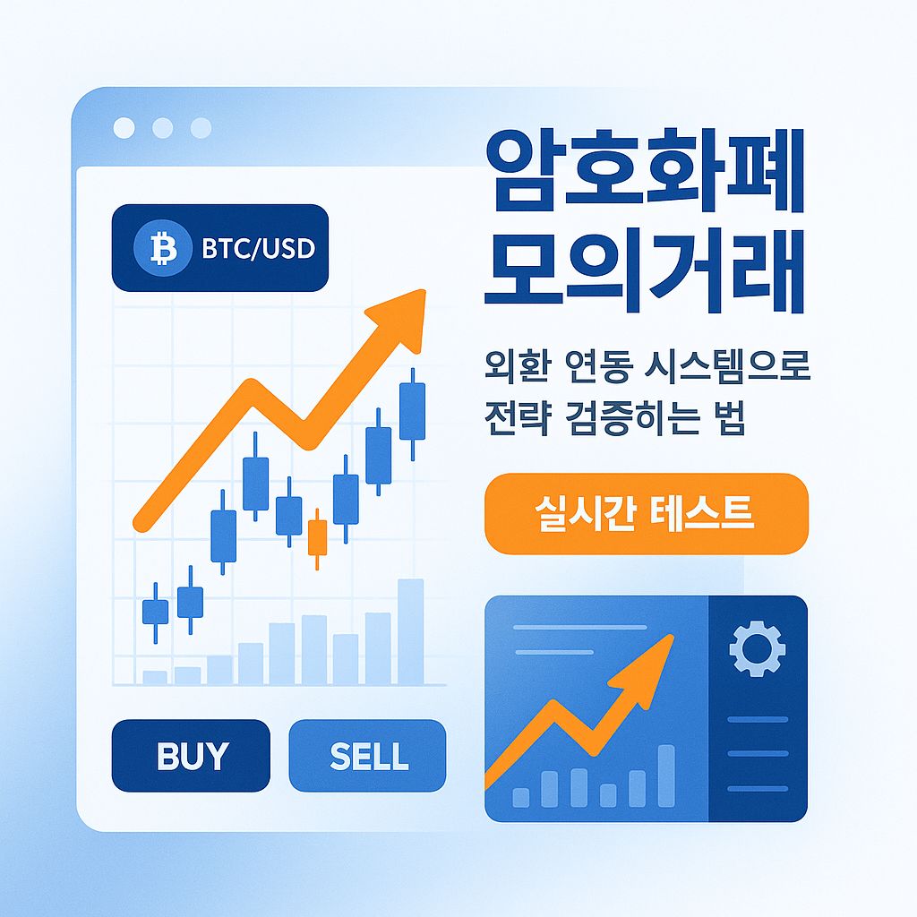 외환 시장과 연동된 암호화폐 모의거래 시스템으로 나만의 전략 완성하기