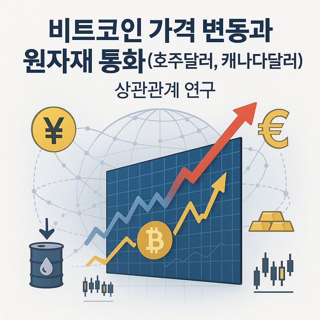 비트코인과 원자재 통화는 함께 춤출까? 호주달러·�나다달러 연동성 분석