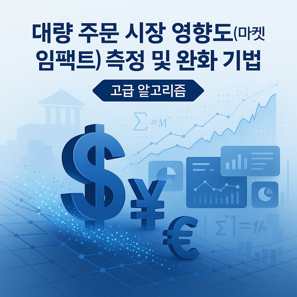 대량 주문이 시장을 흔들 때 : 마켓 임팩트 관리의 모든 것