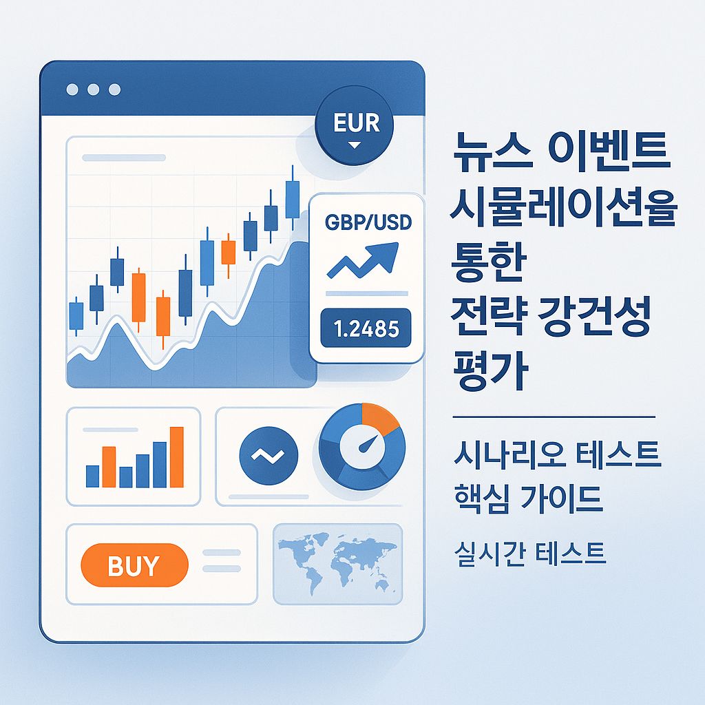 뉴스 이벤트로 전략을 공격해보자! 시뮬레이션 테스트의 힘