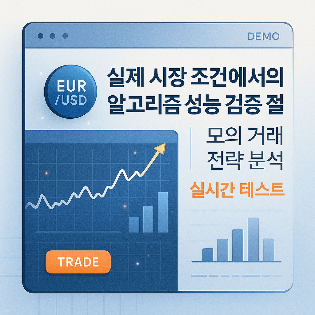 알고리즘 트레이딩의 진짜 시험장: 실제 시장에서 검증하는 법