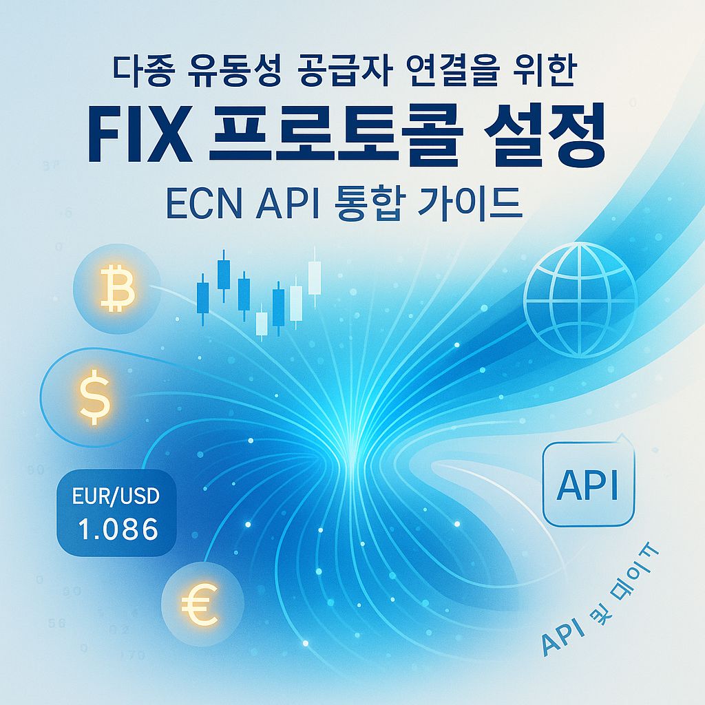 FIX 프로토콜로 다중 유동성 공급자와 손쉽게 연결하는 방법