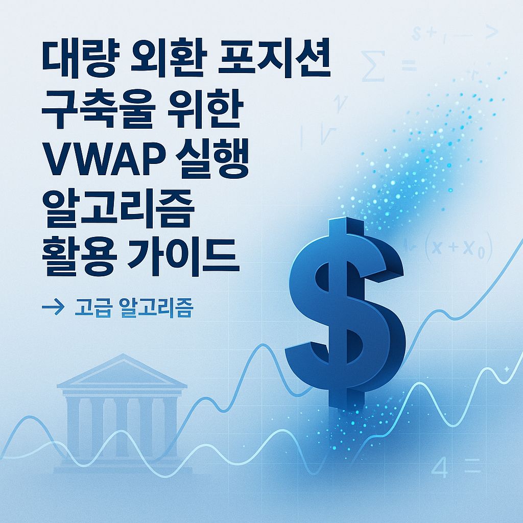기관 투자자를 위한 대량 외환 포지션 구축의 기술: VWAP 알고리즘의 힘