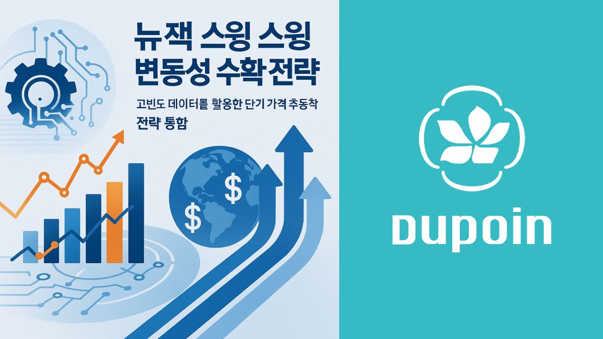 뉴잭 스윙 변동성 수확 전략: 고빈도 데이터를 활용한 단기 가격 추동 포착