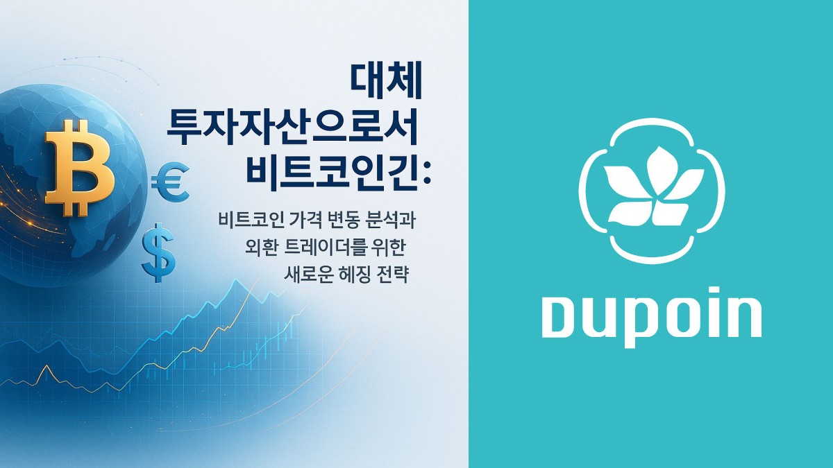 대체 투자자산으로서의 비트코인: 비트 코인 가격 변동 분석과 외환 트레이더를 위한 새로운 헤징 전략