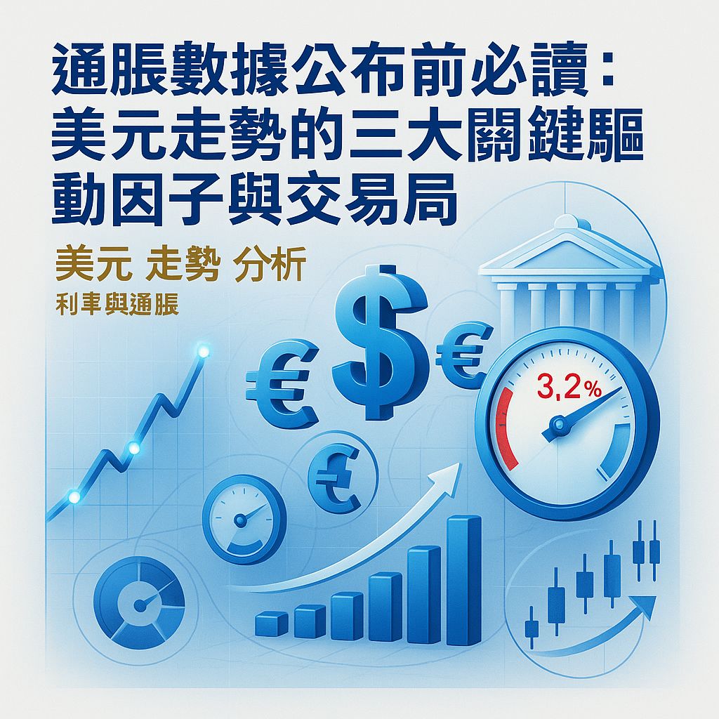 通脹數據公布前，美元走勢的三大關鍵驅動因子與交易布局