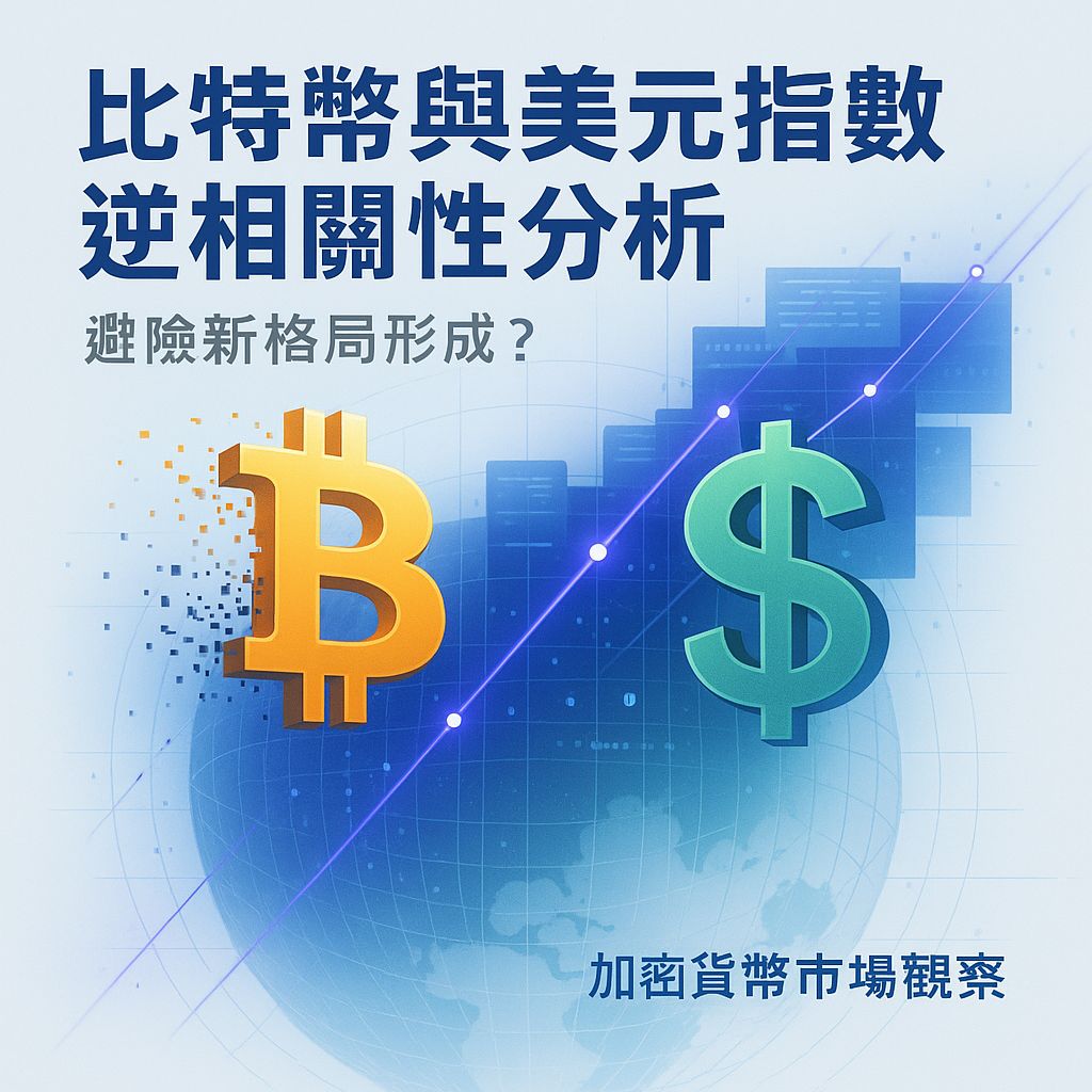 當比特幣遇上美元指數：金融市場的蹺蹺板效應
