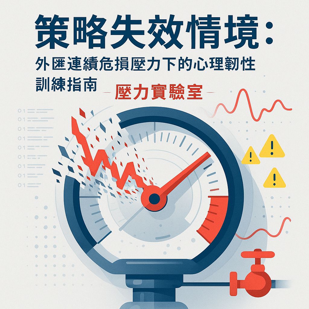 當策略失靈時：外匯交易者如何在高壓連續虧損中練就鋼鐵心智