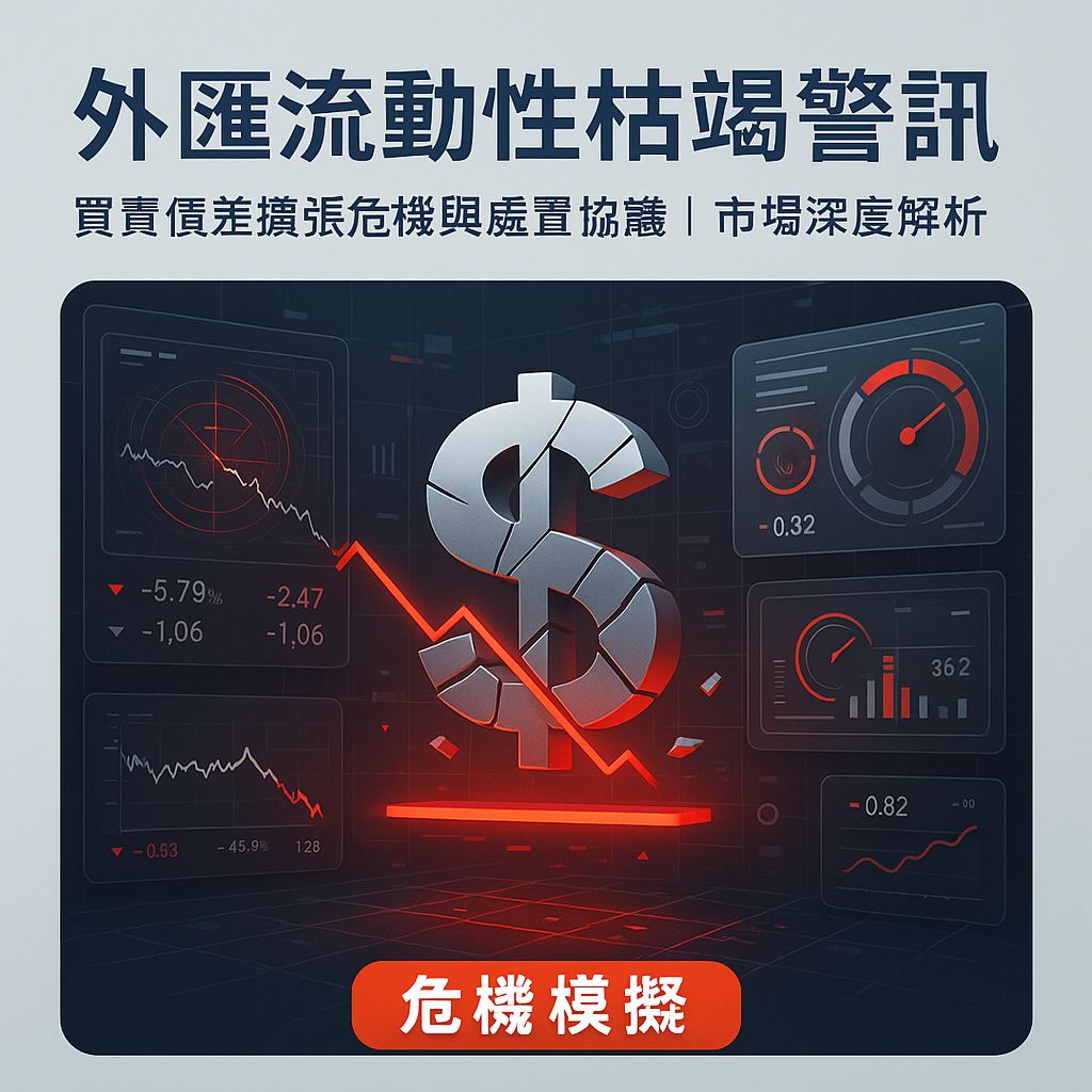 當市場「沒水喝」：買賣價差擴張背後的外匯流動性枯竭風暴