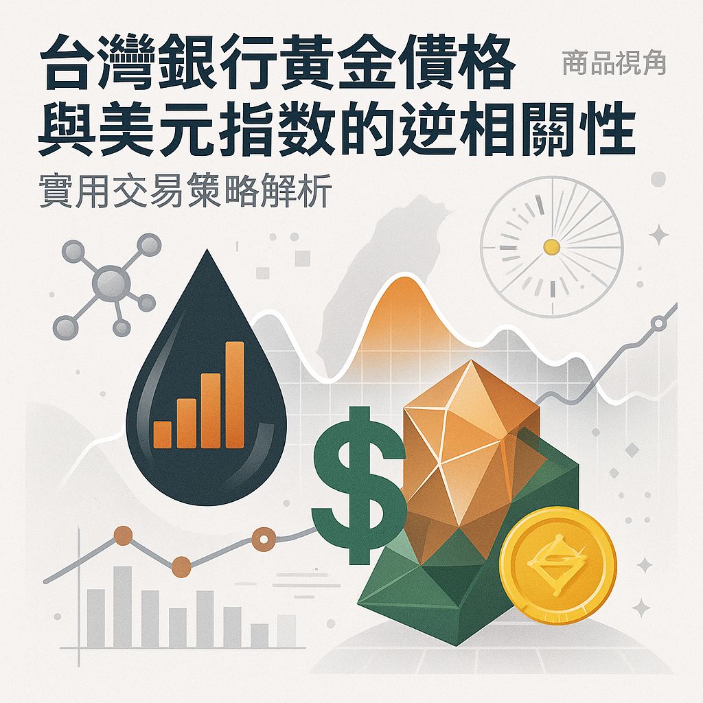 美元指數如何影響台灣銀行黃金牌價？逆相關交易實戰手冊