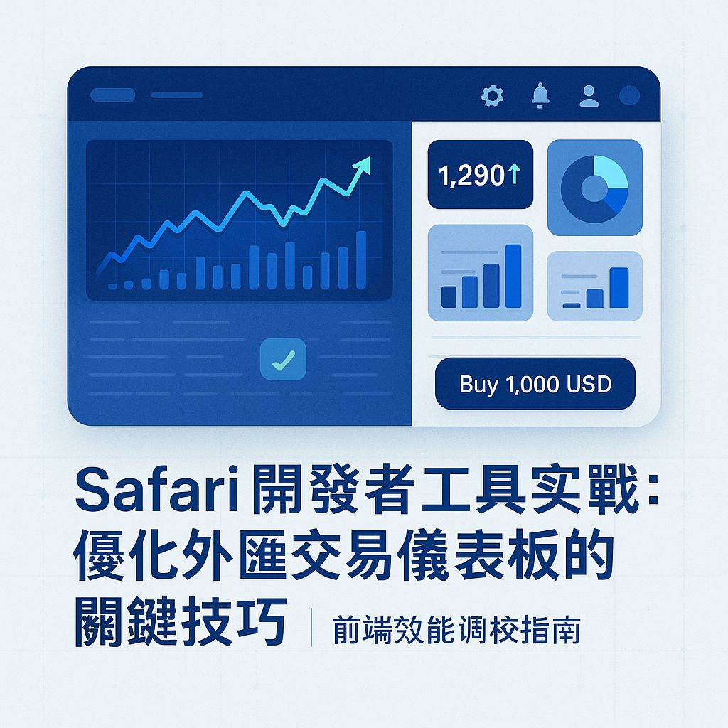 用Safari開發者工具讓外匯交易儀表板快如閃電的實戰秘笈