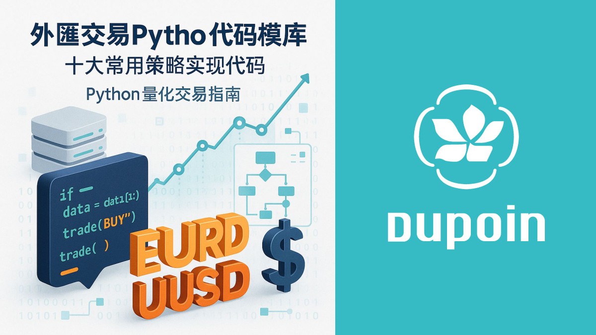 外匯交易Python代碼模板庫：十大常用策略實現代碼| Python量化交易指南