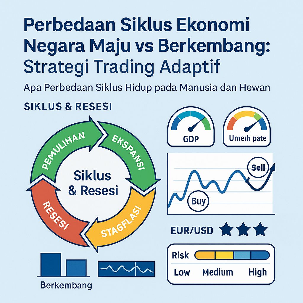 Membedah Siklus Ekonomi: Negara Maju vs Berkembang dan Strategi Tradingnya