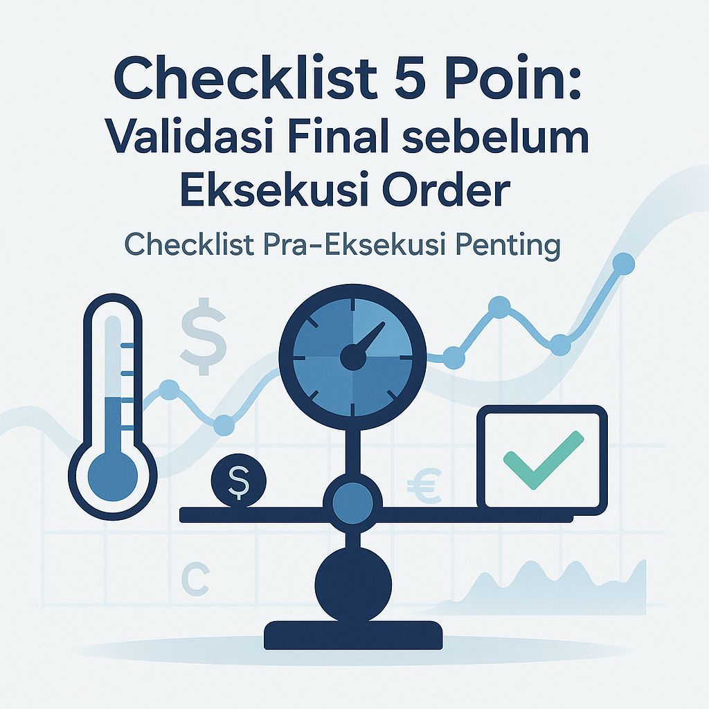 5 Poin Checklist Wajib Sebelum Eksekusi Order
