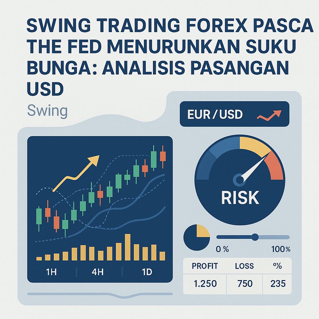Strategi Swing Trading Forex Setelah The Fed Turunkan Suku Bunga: Fokus pada Pasangan USD