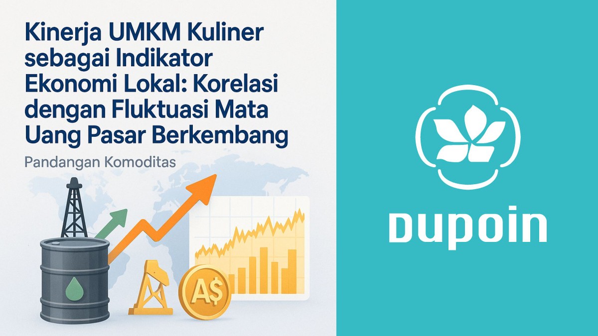 Infografis UMKM kuliner sebagai indikator ekonomi lokal dan forex
