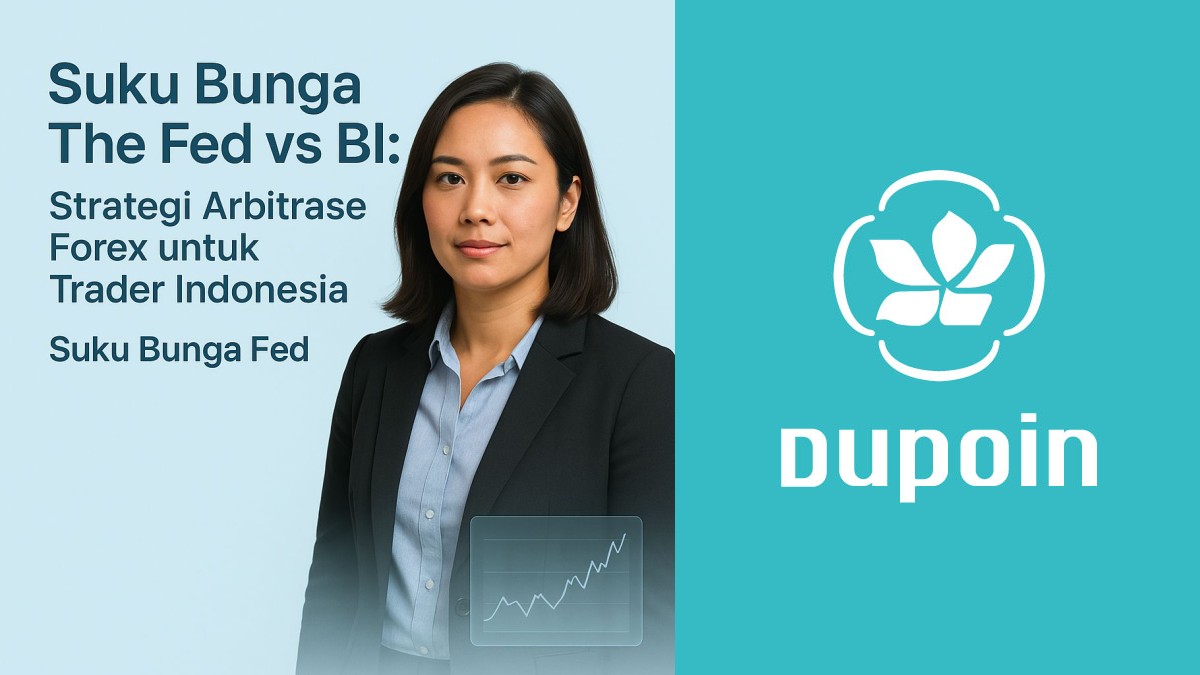 Grafik perbandingan suku bunga The Fed vs BI