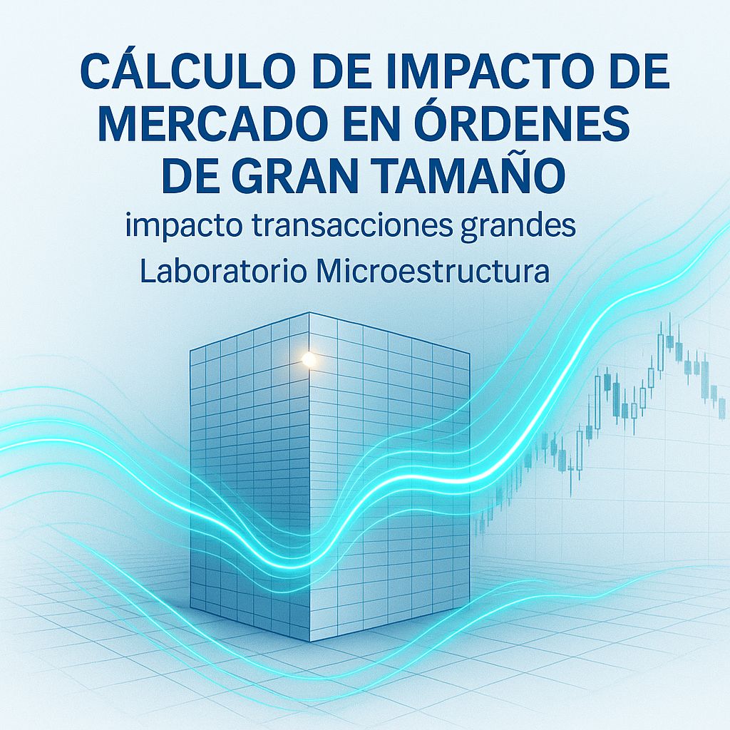 Cómo Calcular el Impacto de Mercado en Operaciones de Gran Volumen
