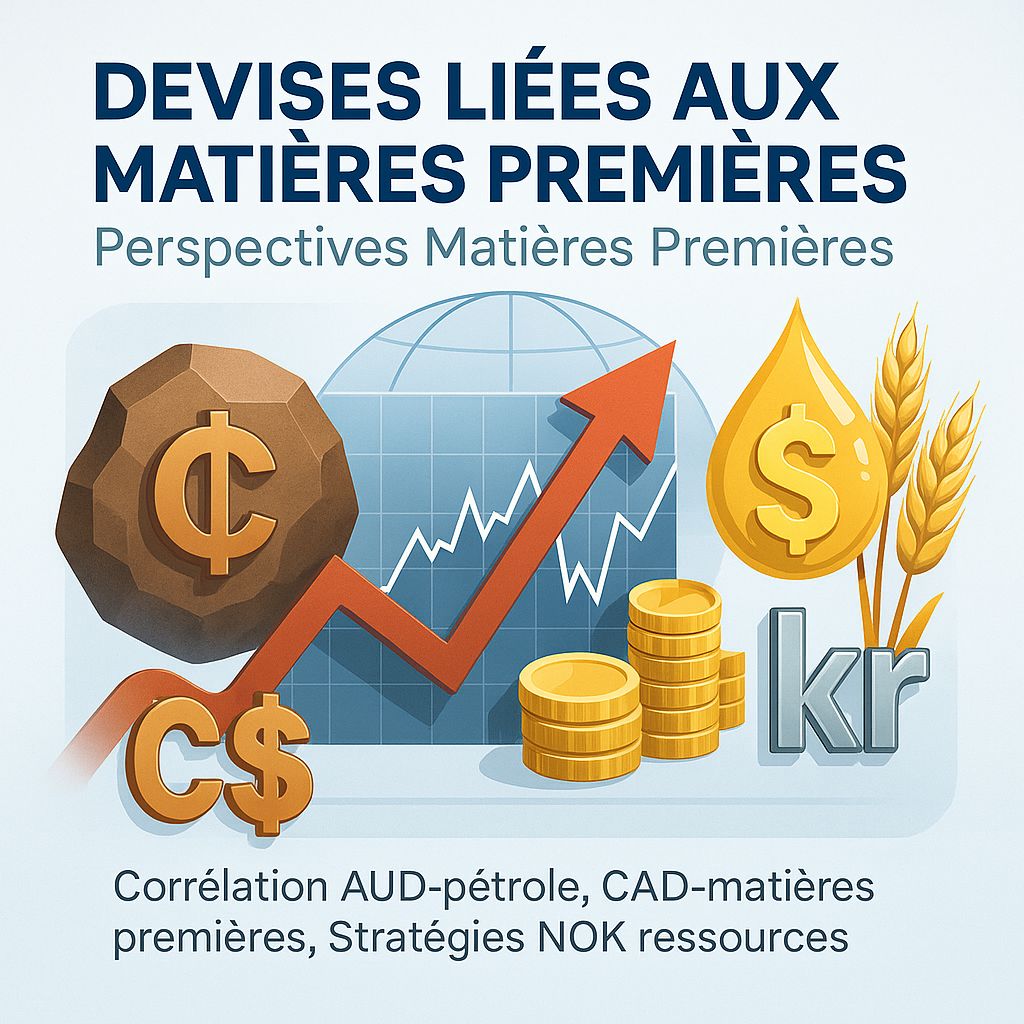Maximiser vos Opportunités avec les Devises Liées aux Matières Premières : AUD, CAD et NOK