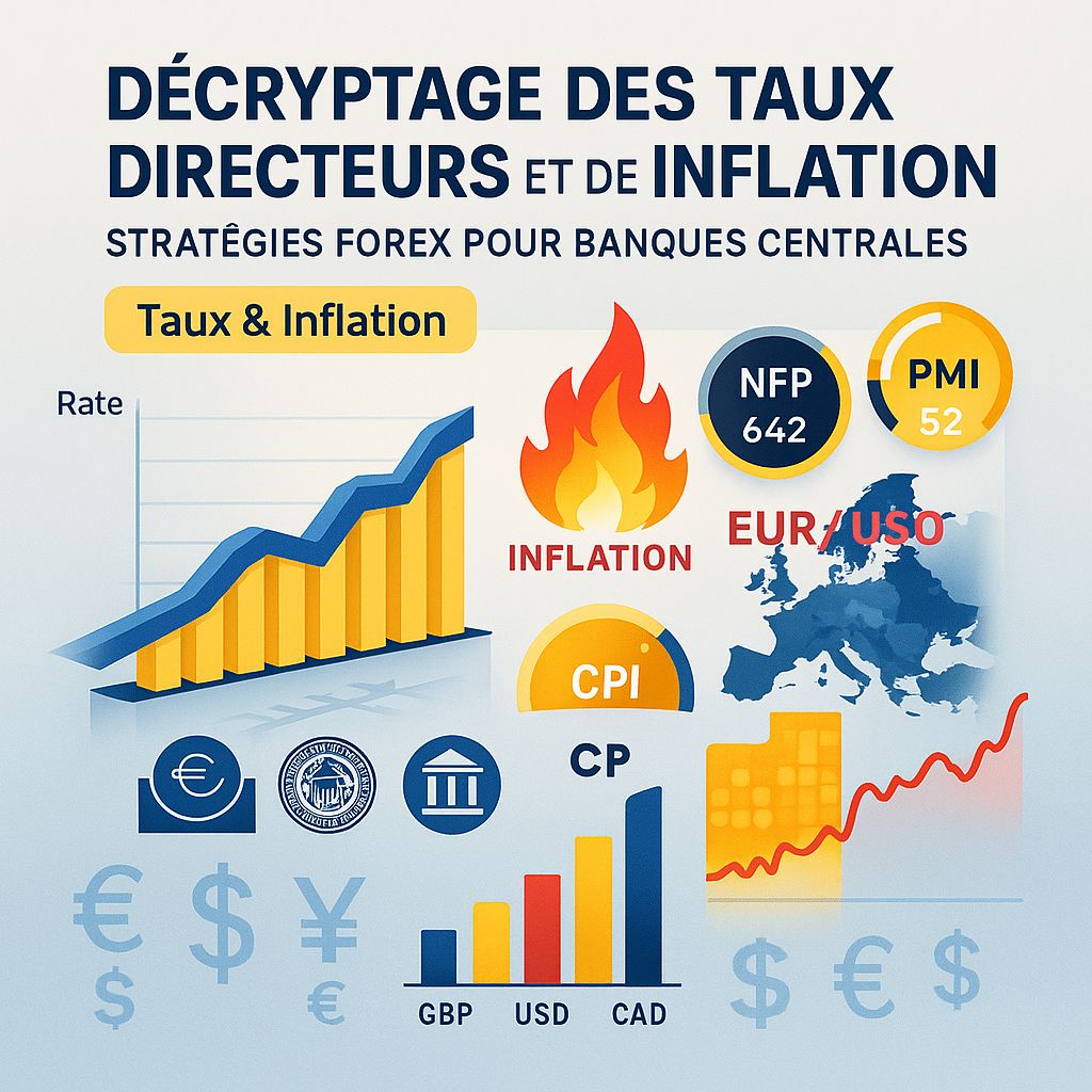 Comment les Banques Centrales Jouent avec les Taux et l'Inflation : Le Guide Forex